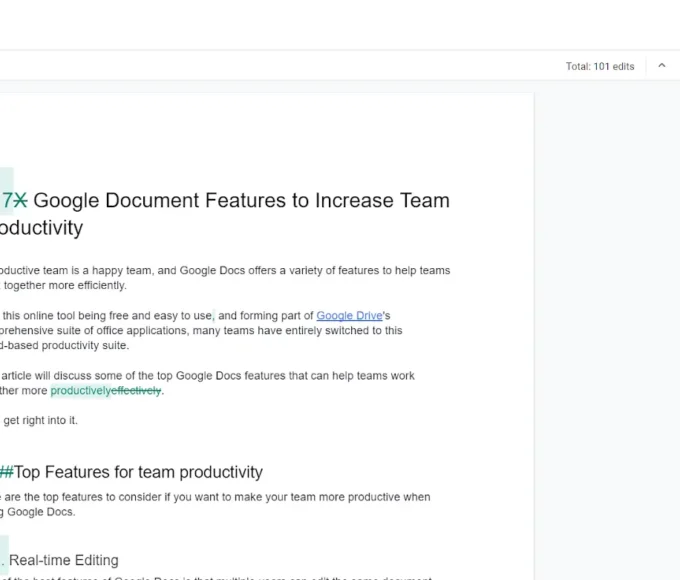 Google Docs - Collaborative and Productive Features
