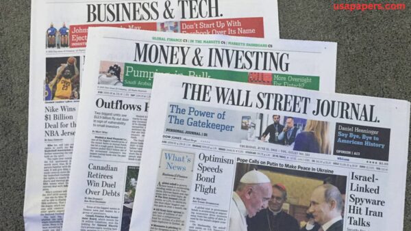 The Wall Street Journal Newspaper